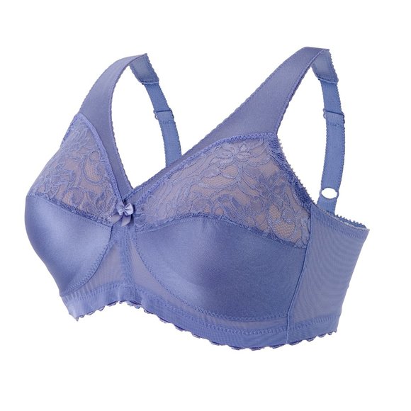 Set of 3! 44D Glamorise MAGIC LIFT Full Figure Bra (COMFORT-STRAPS) Blue-Ice - Picture 10 of 12